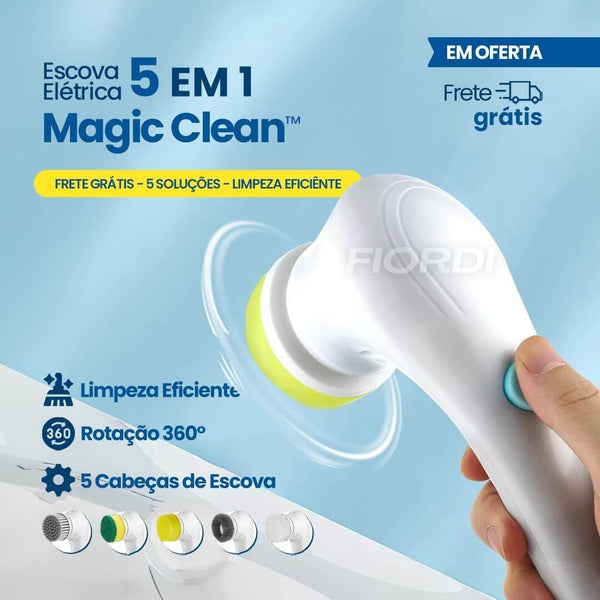 Escova Elétrica 5 em 1 - MagicClean™