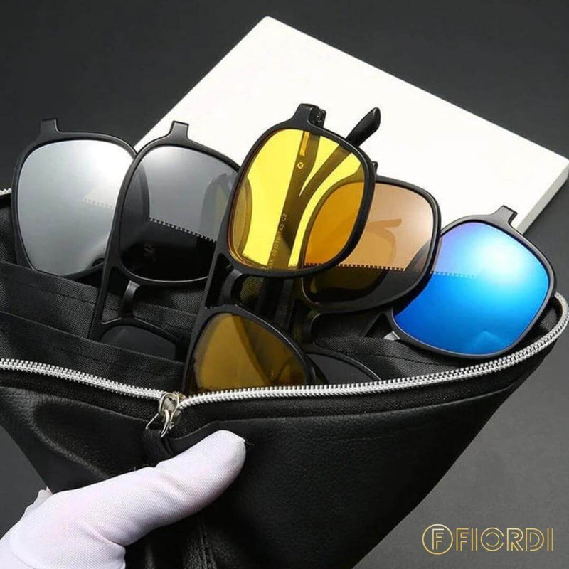 Óculos de Sol Multilente - 6 em 1 + Brinde Exclusivo